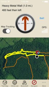rakkup guides you car to crag then shows you a picture when you arrive. Awesome.